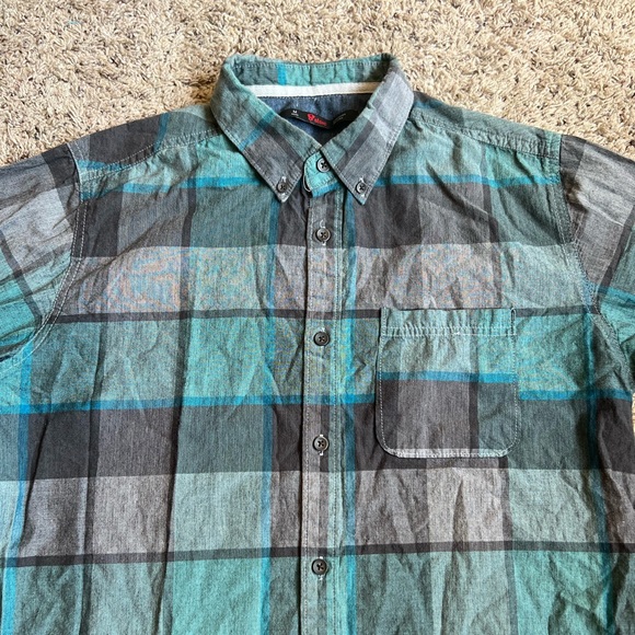 Stoic Button Down Shirt Medium Plaid - Picture 1 of 6